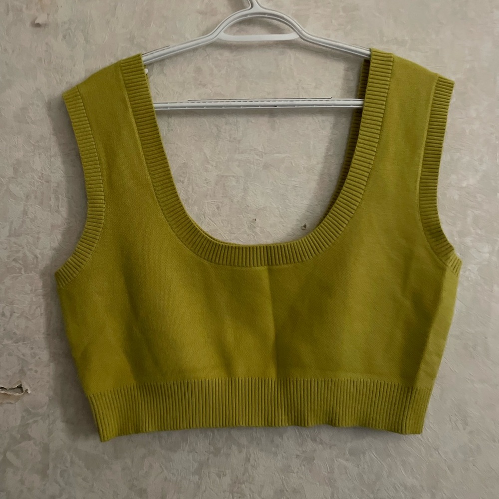 Maeve by Anthropologie women's large sleeveless crop sweater - Picture 2 of 5